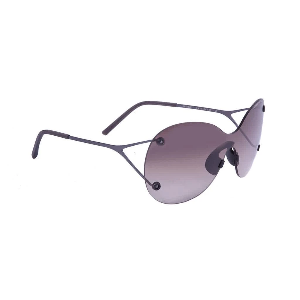 商品Porsche Design|Brown Gradient Shield Unisex Sunglasses P8621 A 99,价格¥750,第1张图片