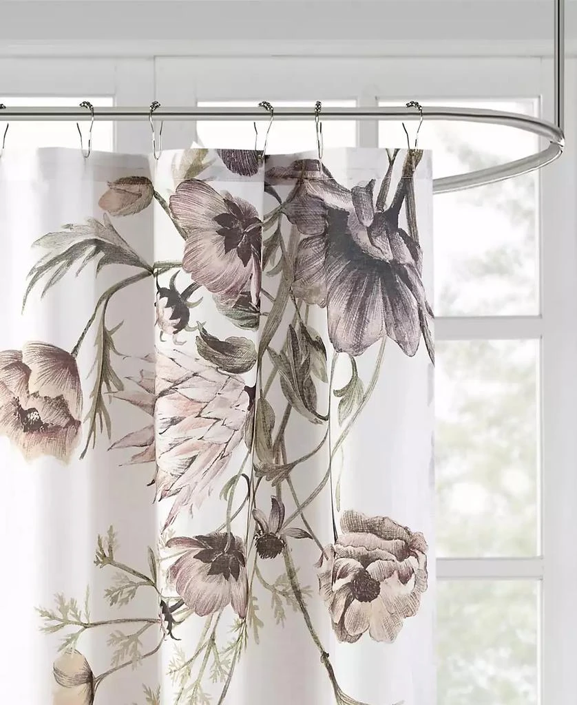 商品Madison Park|Cassandra Printed Cotton Shower Curtain, 72" x 72",价格¥296,第4张图片详细描述