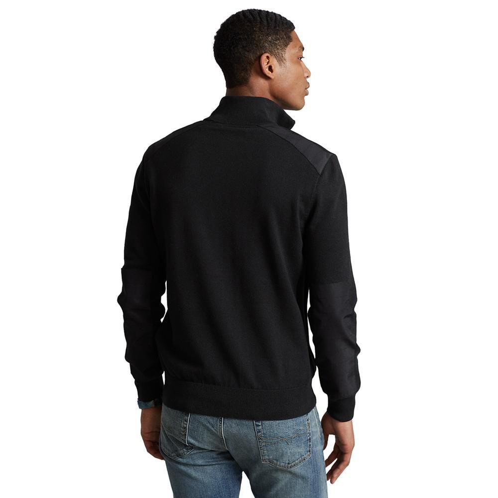 商品Ralph Lauren|Men's Hybrid Quarter-Zip Sweater,价格¥1236,第4张图片详细描述