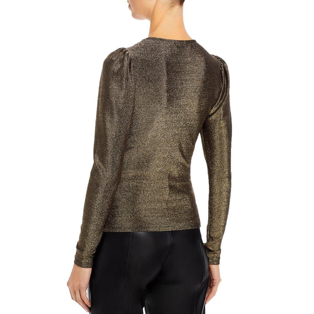 商品n:philanthropy|n:PHILANTHROPY Womens Delia Metallic Cut Out Pullover Top,价格¥215-¥244,第6张图片详细描述