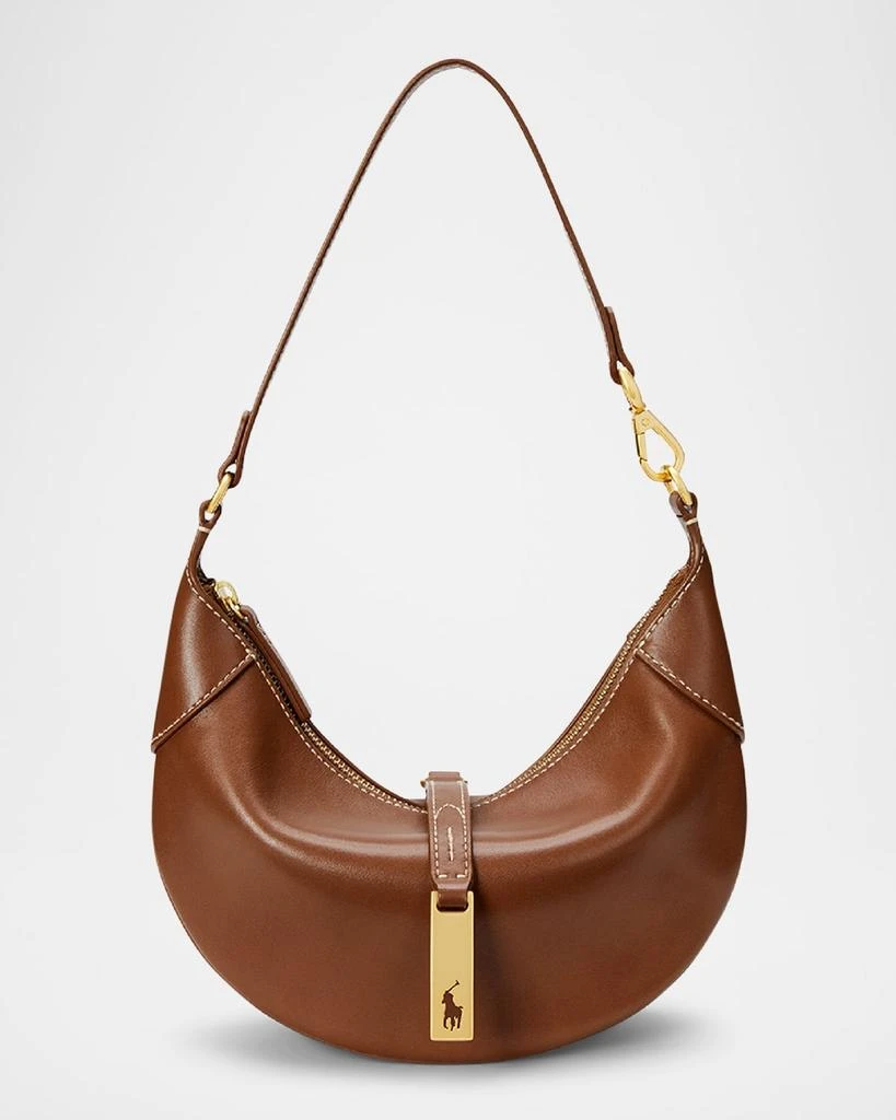 商品Ralph Lauren|Polo ID Small Leather Shoulder Bag,价格¥3830,第1张图片