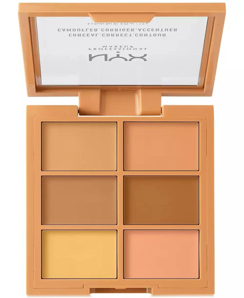 商品NYX Professional Makeup|遮瑕修容盘 - 中等色系,价格¥75,第2张图片详细描述