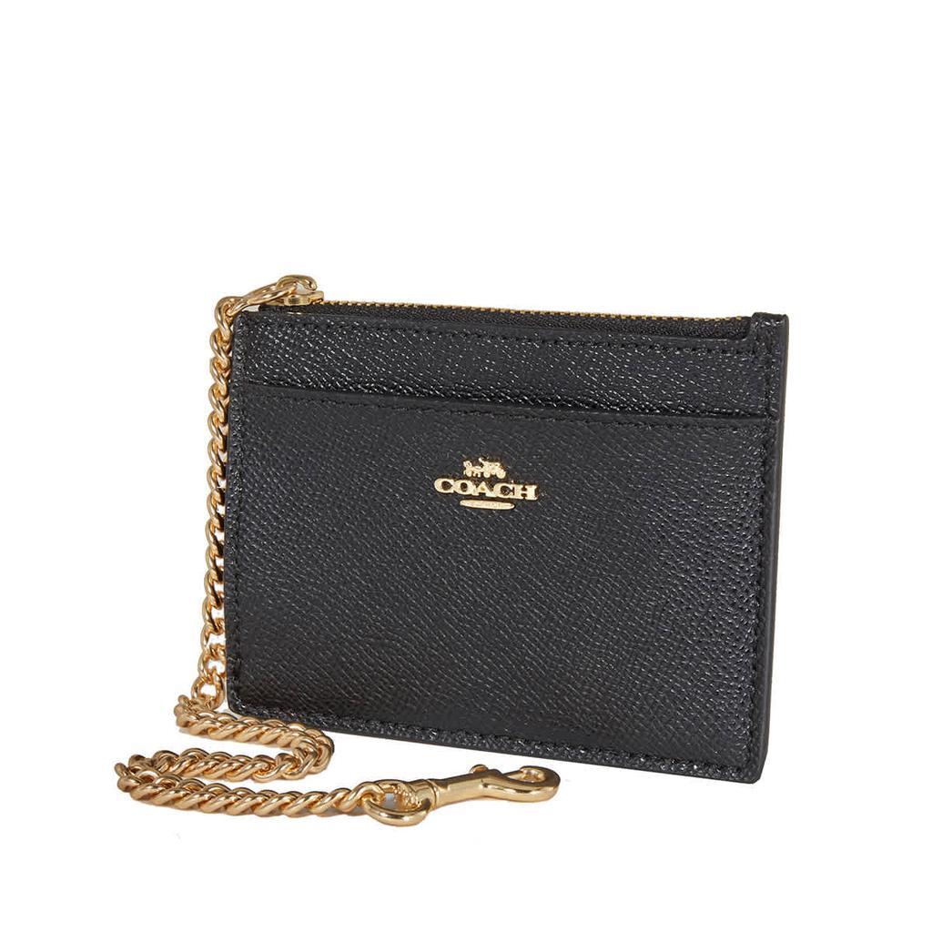 商品Coach|Ladies Chain Card Case in Black,价格¥336,第1张图片
