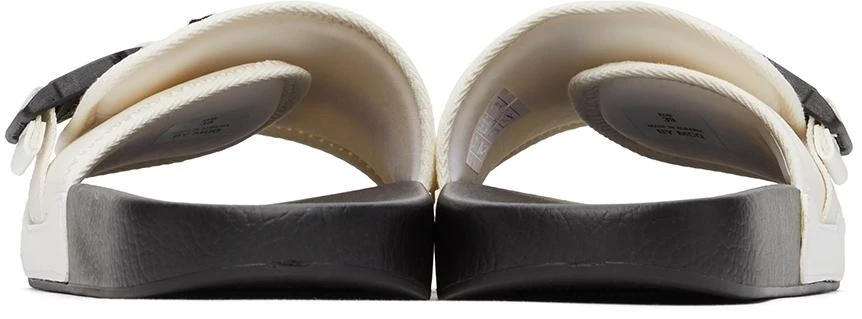 商品Alexander McQueen|Off-White Base Sandals,价格¥567,第4张图片详细描述