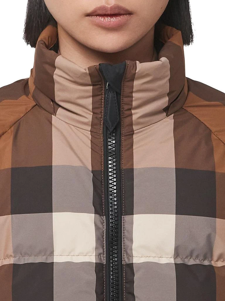 商品Burberry|Quilted Check Logo Puffer Jacket,价格¥14167,第5张图片详细描述