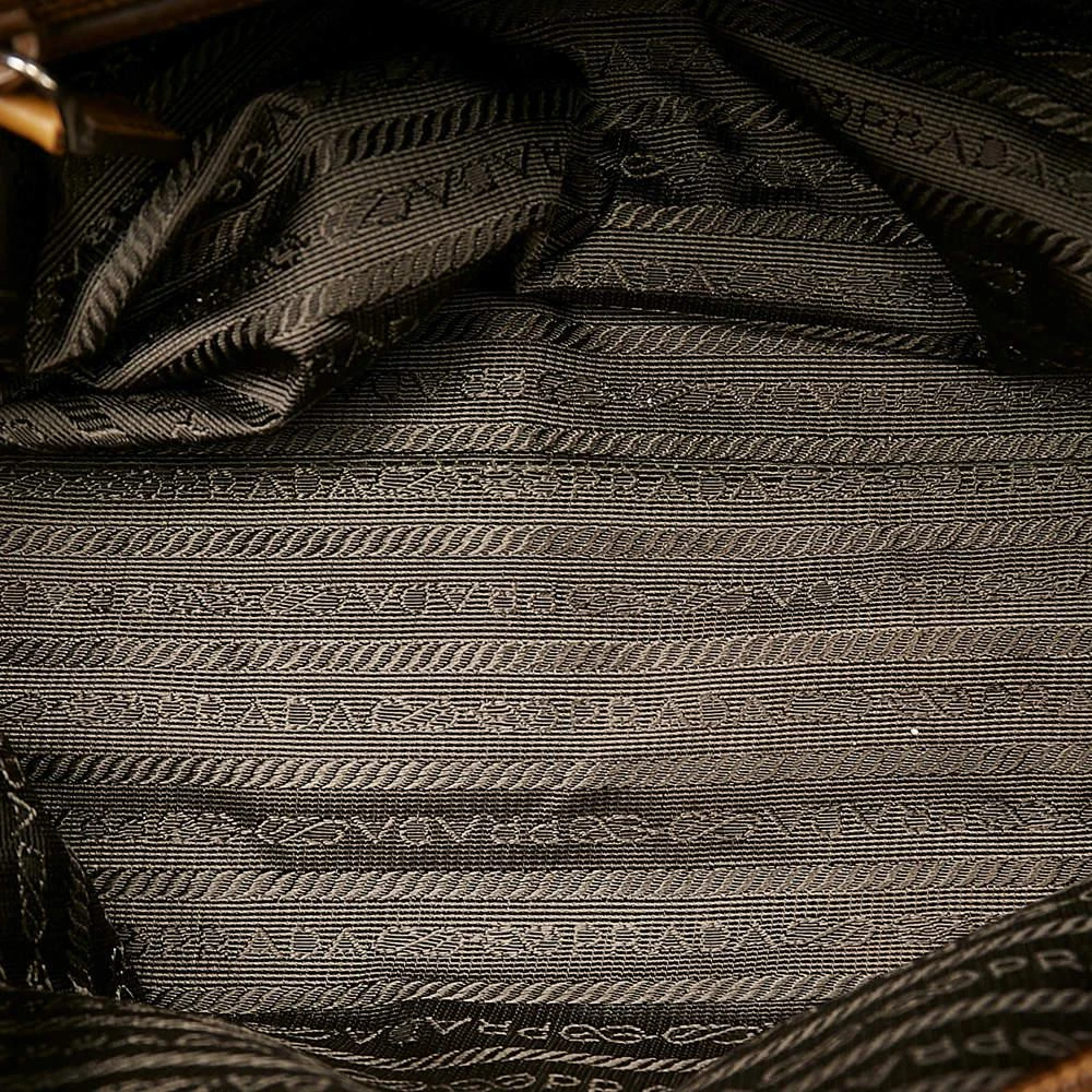 商品[二手商品] Prada|Prada Orange Canapa Logo Tessuto Shoulder Bag,价格¥2931,第5张图片详细描述