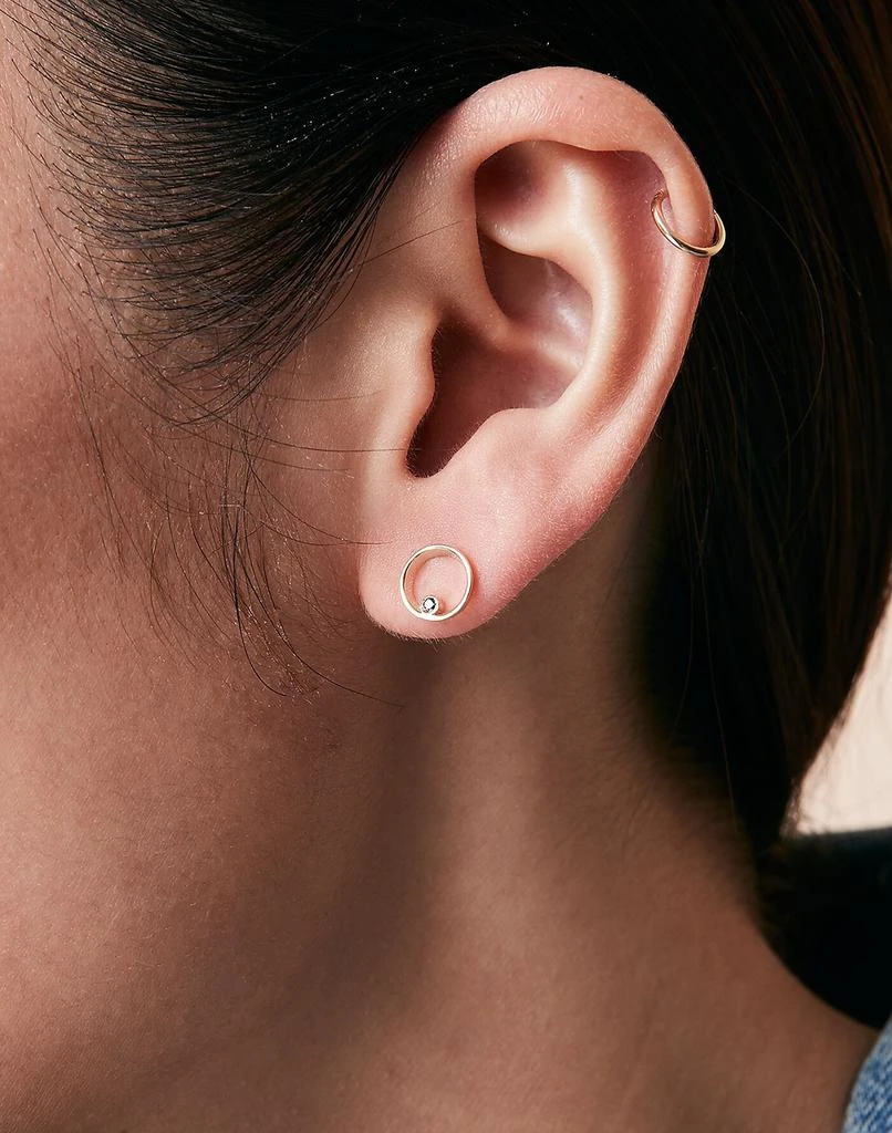 商品Madewell|Madewell x Still House™ 14k金钻石耳钉,价格¥3532,第2张图片详细描述