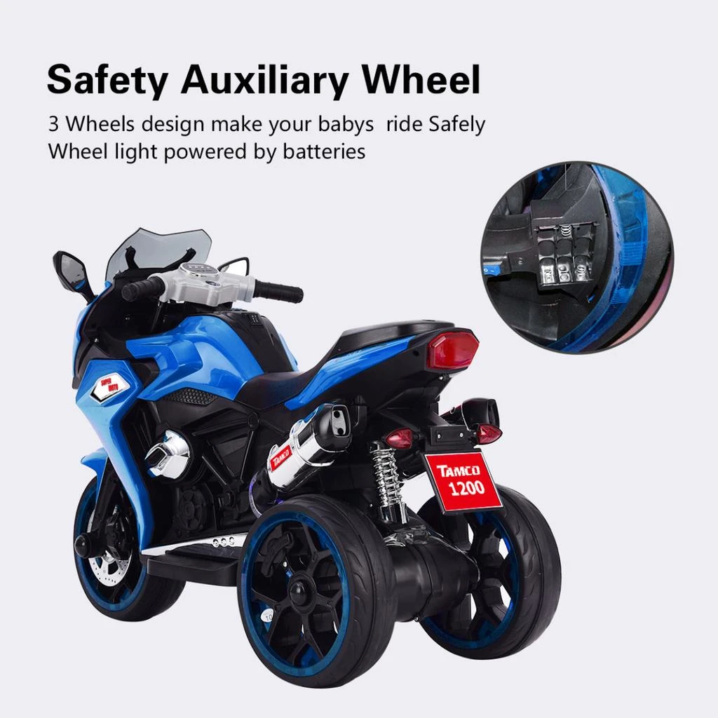 商品Simplie Fun|TAMCO 12V Kids Electric motorcycle/ ride on motorcycle,价格¥3070,第4张图片详细描述