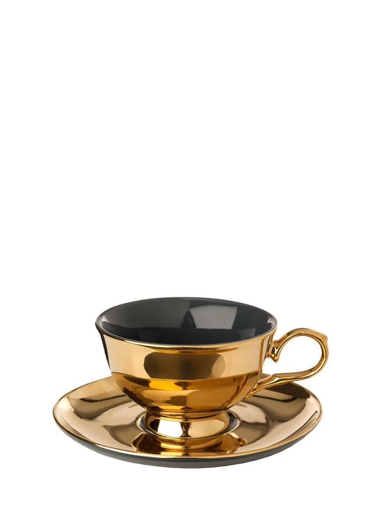 Set Of 4 Legacy Gold Tea Cups & Saucers 商品