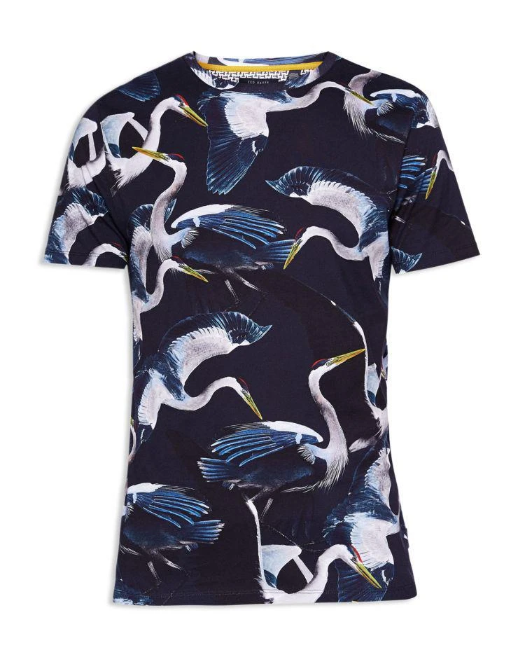 商品Ted Baker London|Ted Baker Gromet Bird Print Tee,价格¥437,第4张图片详细描述