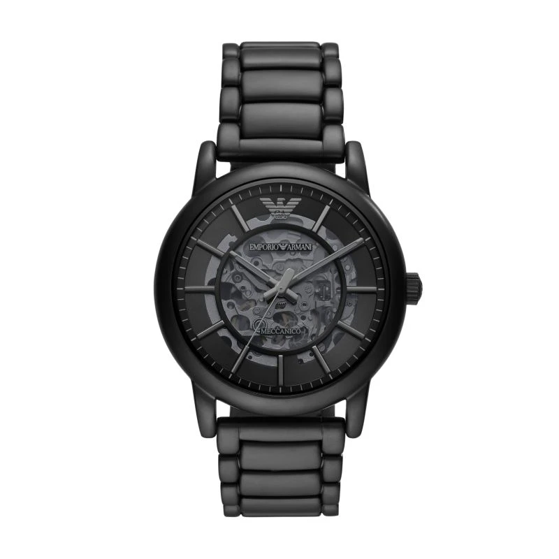 商品[国内直发] Emporio Armani|机械表男士镂空透底自动机械商务腕表 AR60045,价格¥4126,第1张图片