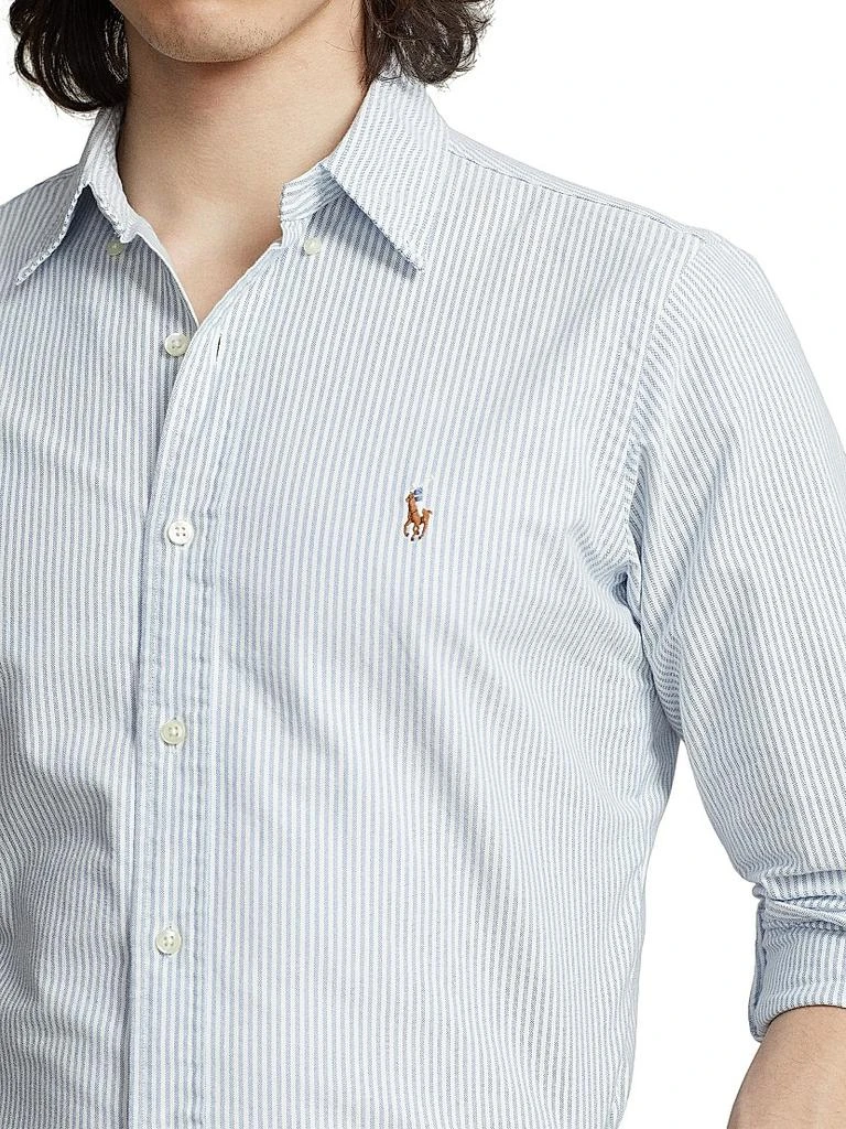 商品Ralph Lauren|Striped Classic-Fit Oxford Shirt,价格¥970,第5张图片详细描述