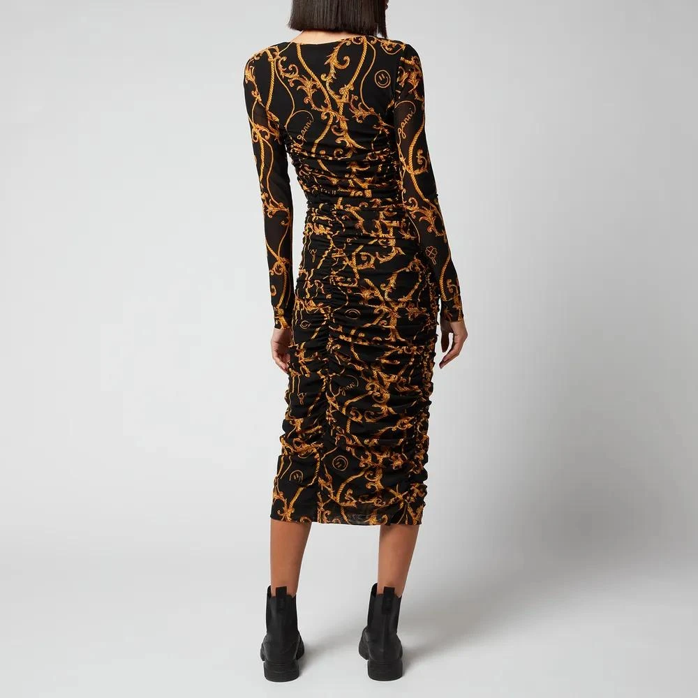 商品Ganni|Ganni Women's Printed Mesh Dress,价格¥552,第2张图片详细描述