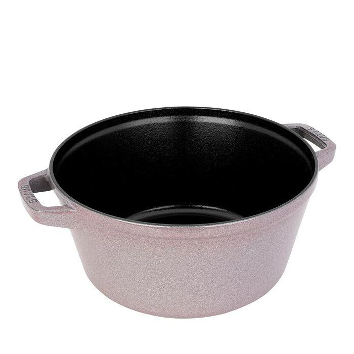 商品Staub|Lilac Enameled Cast Iron 4 Pc. Stackable Set,价格¥3732,第5张图片详细描述