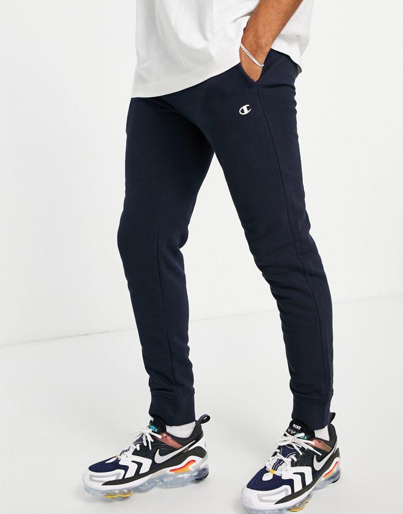 Champion small logo joggers in navy商品第1张图片规格展示