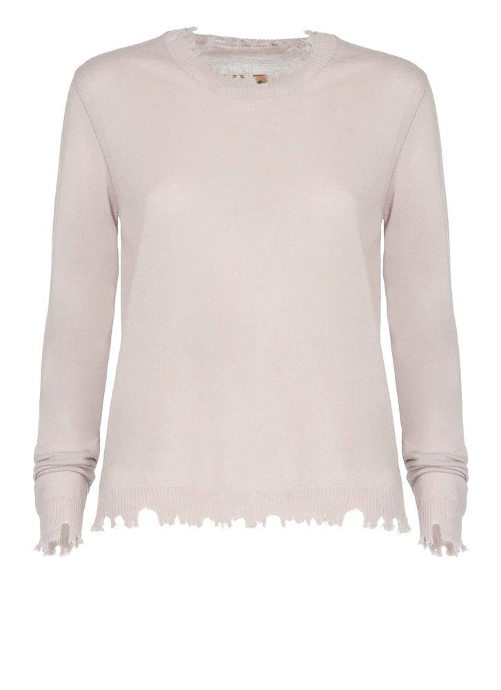 商品Uma Wang|Uma Wang Cut Edge Long Sleeved Knit Top,价格¥2522,第1张图片