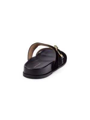商品Stuart Weitzman|Joni Suede Flatform Sandals,价格¥1062,第3张图片详细描述