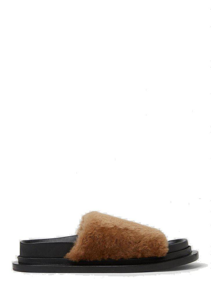 Jil Sander Fluffy-Strap Slide Sandals商品第1张图片规格展示
