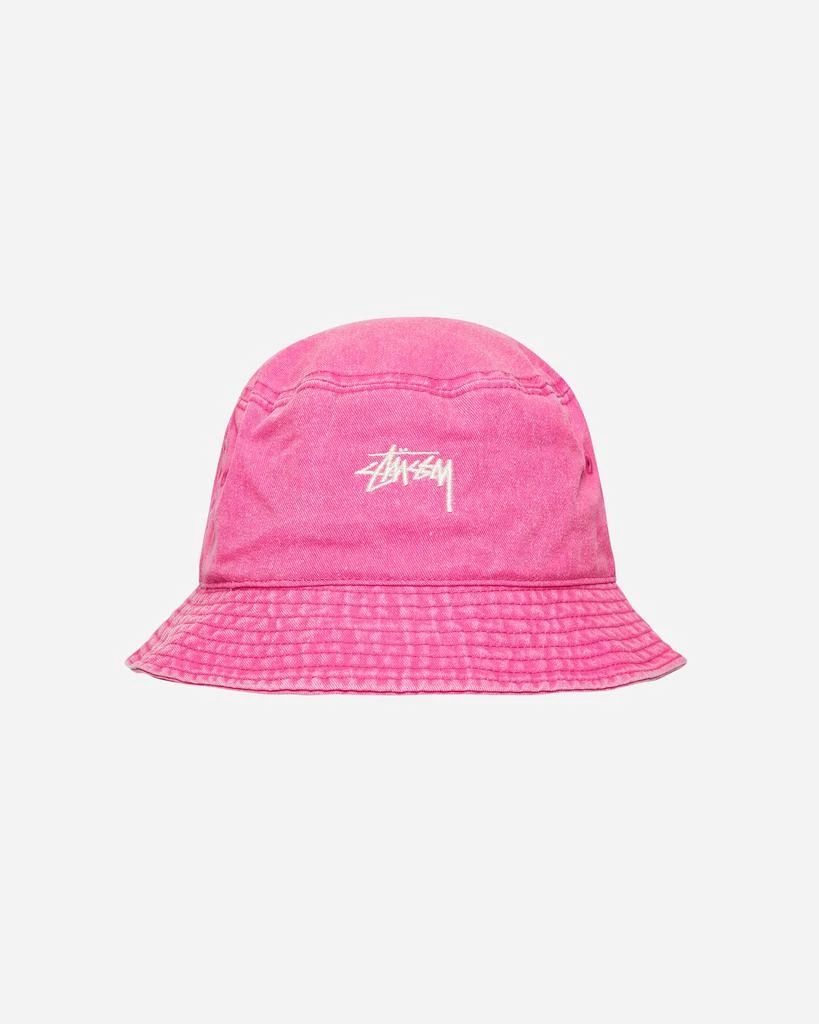 商品STUSSY|Washed Stock Bucket Hat Pink,价格¥363,第2张图片详细描述