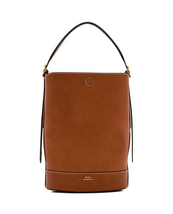 商品Ralph Lauren|Medium Bucket Leather Shoulder Bag,价格¥5099,第1张图片