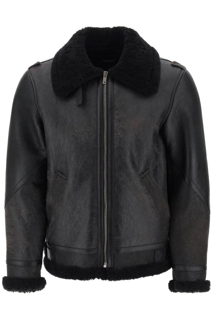 商品Golden Goose|Arvel Merino Shearling Jacket,价格¥9922,第1张图片