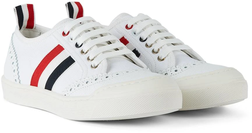商品Thom Browne|白色 Side Stripe 儿童运动鞋,价格¥4735,第4张图片详细描述