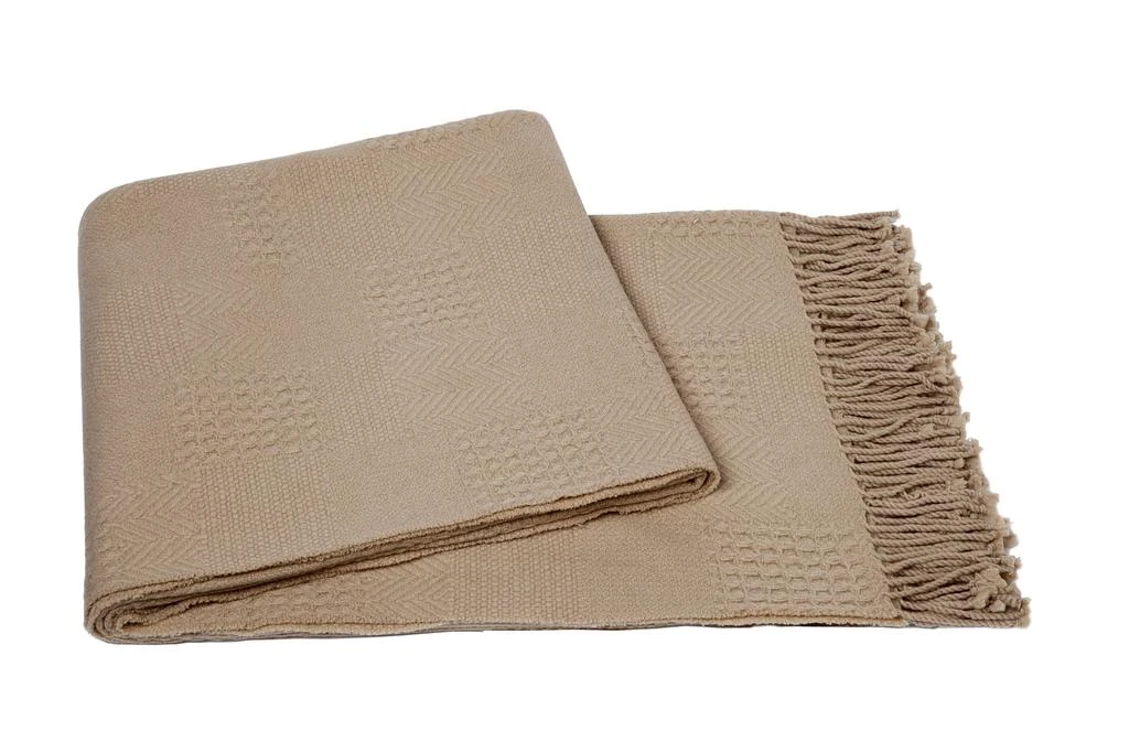 商品a & R Cashmere|Multi-Weave Cashmere Blend Throw,价格¥1421,第1张图片
