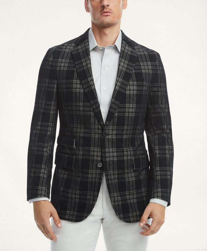 商品Brooks Brothers|Regent Regular-Fit Fine-Wale Corduroy Plaid Sport Coat,价格¥2079,第1张图片