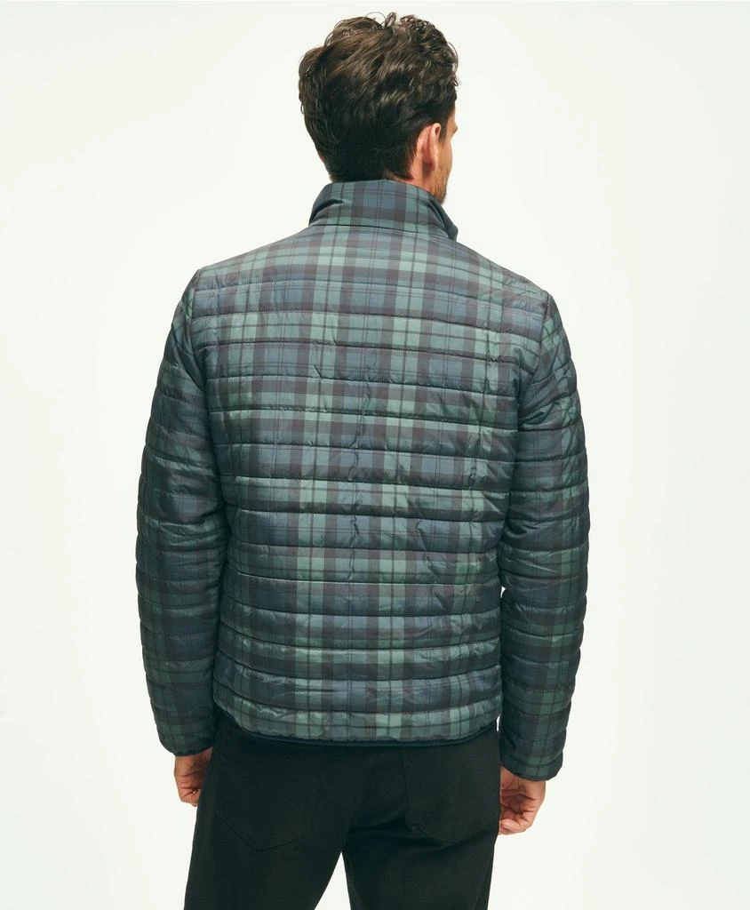 商品Brooks Brothers|Reversible Black Watch Tartan Puffer Jacket,价格¥823,第5张图片详细描述