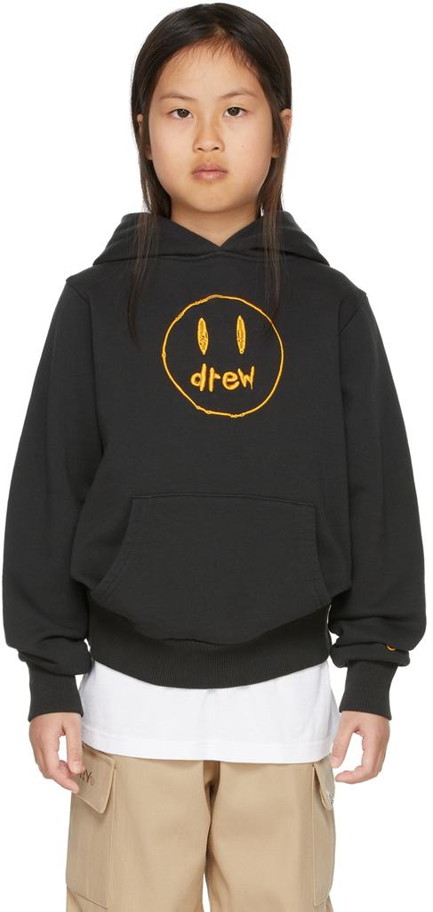 SSENSE Exclusive Kids Black Painted Mascot Hoodie商品第1张图片规格展示