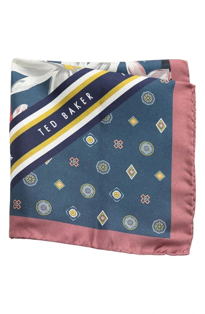 商品Ted Baker London|Afton Printed Silk Pocket Square,价格¥190,第1张图片