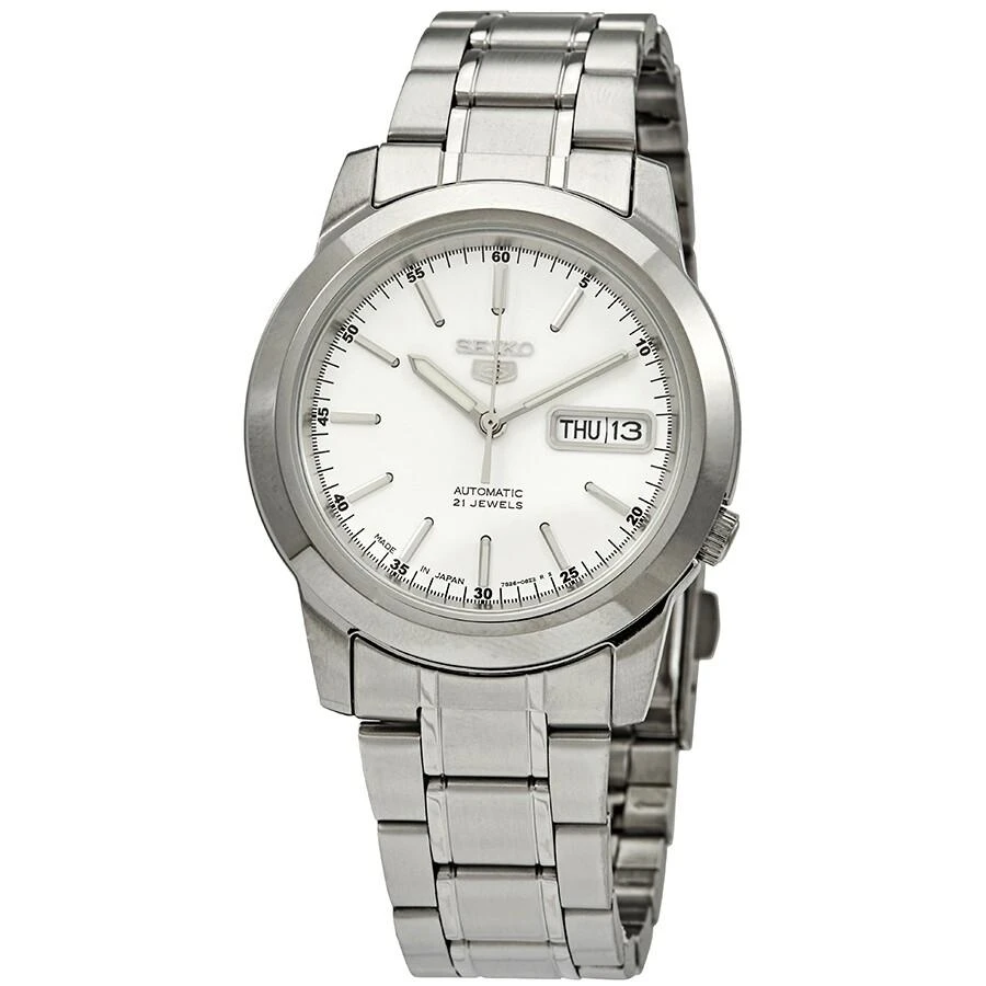 商品Seiko|Series 5 Automatic White Dial Men's Watch SNKE49J1,价格¥1054,第1张图片