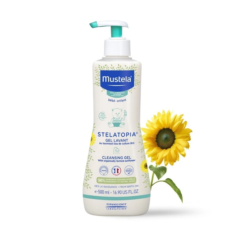 商品Mustela|预售1-3个工作日 Mustela妙思乐思恬雅婴儿洁面沐浴啫喱500ml,价格¥163,第1张图片