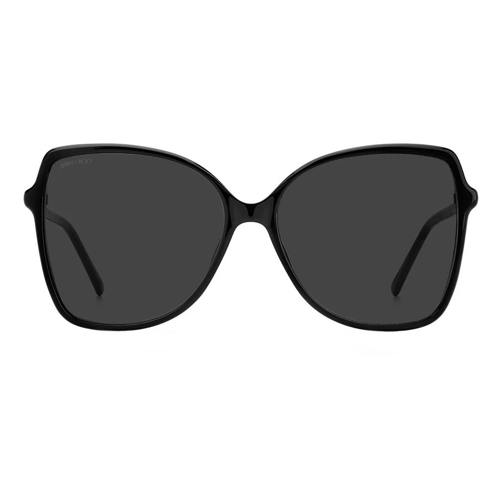 商品Jimmy Choo|Jimmy Choo Women's Sunglasses - Black Butterfly Frame Grey Lenses | FEDE/S 0807 IR,价格¥649,第2张图片详细描述