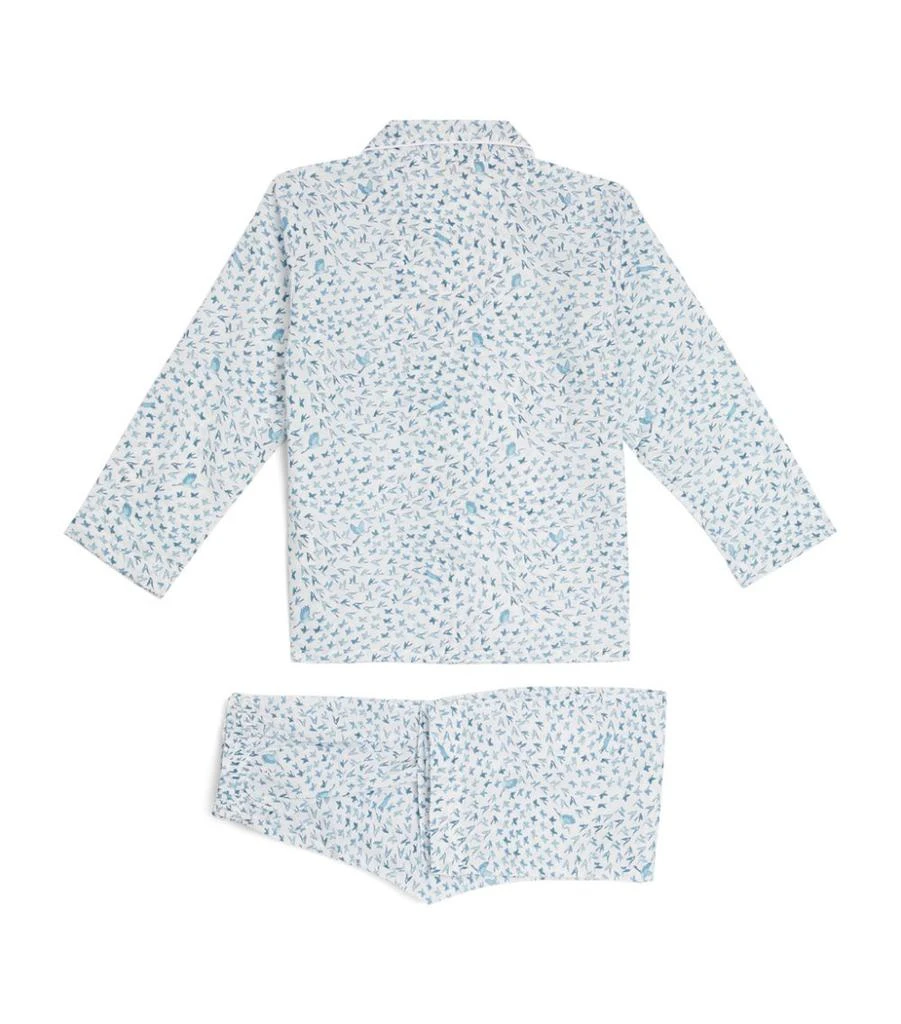 商品Derek Rose Kids|Cotton Bird Print Pyjamas (3-16 Years),价格¥1062,第3张图片详细描述