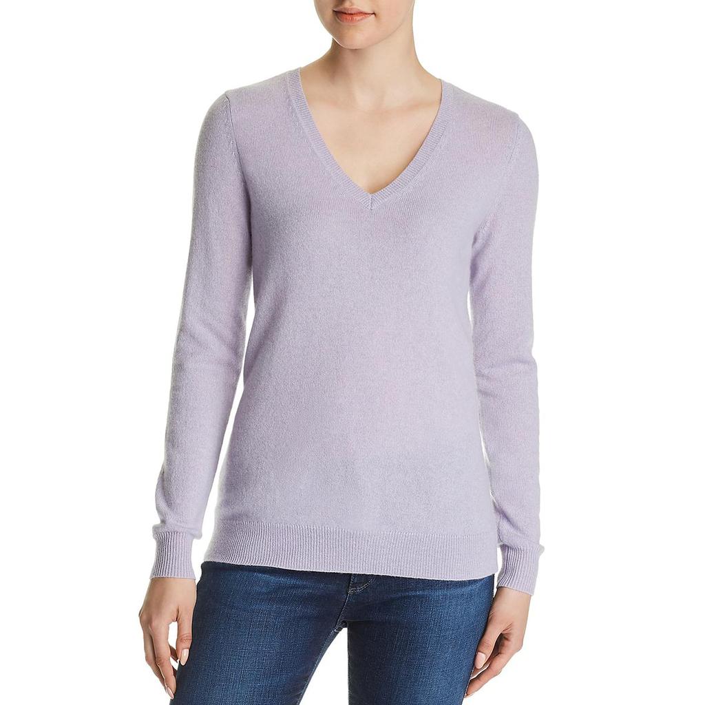 Private Label Womens Cashmere V Neck Sweater商品第1张图片规格展示