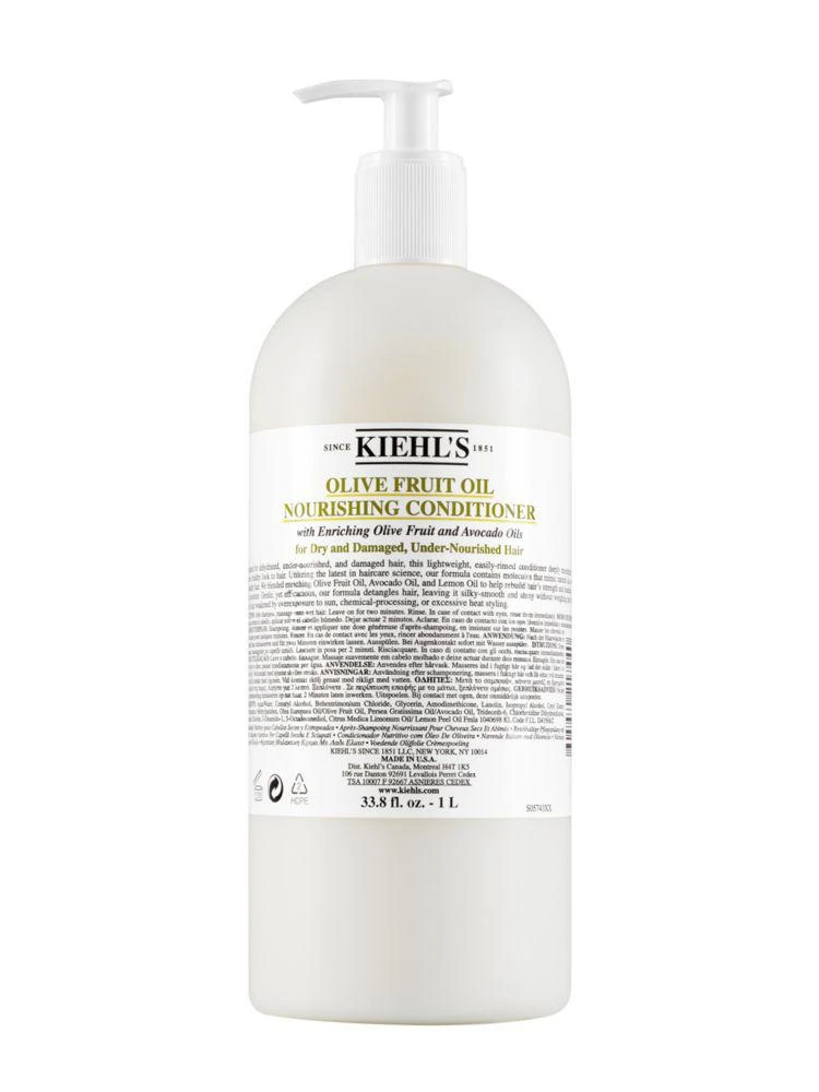 商品Kiehl's|橄榄油滋润护发素 1L,价格¥359,第1张图片