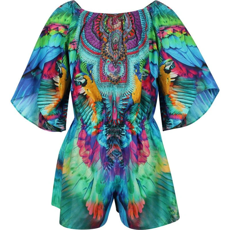 商品Camilla|Age of asterias colorful jumpsuit with crystals embellishment,价格¥2686,第1张图片