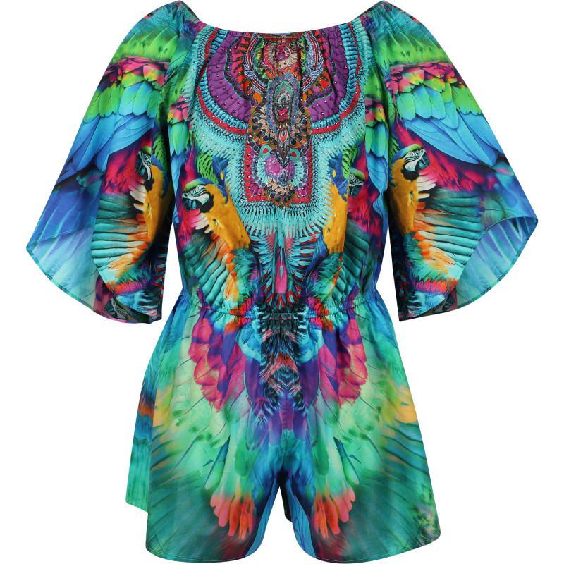 商品Camilla|Age of asterias colorful jumpsuit with crystals embellishment,价格¥2969-¥3163,第1张图片