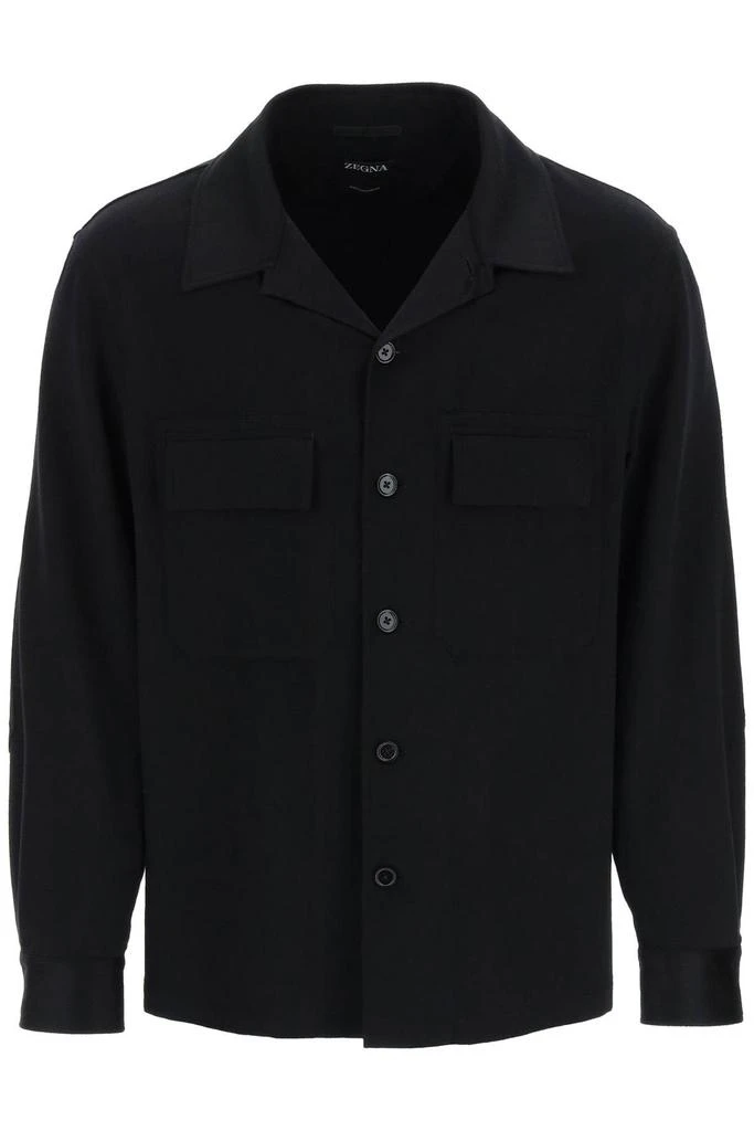 商品Zegna|OASI CASHMERE OVERSHIRT,价格¥9174,第1张图片