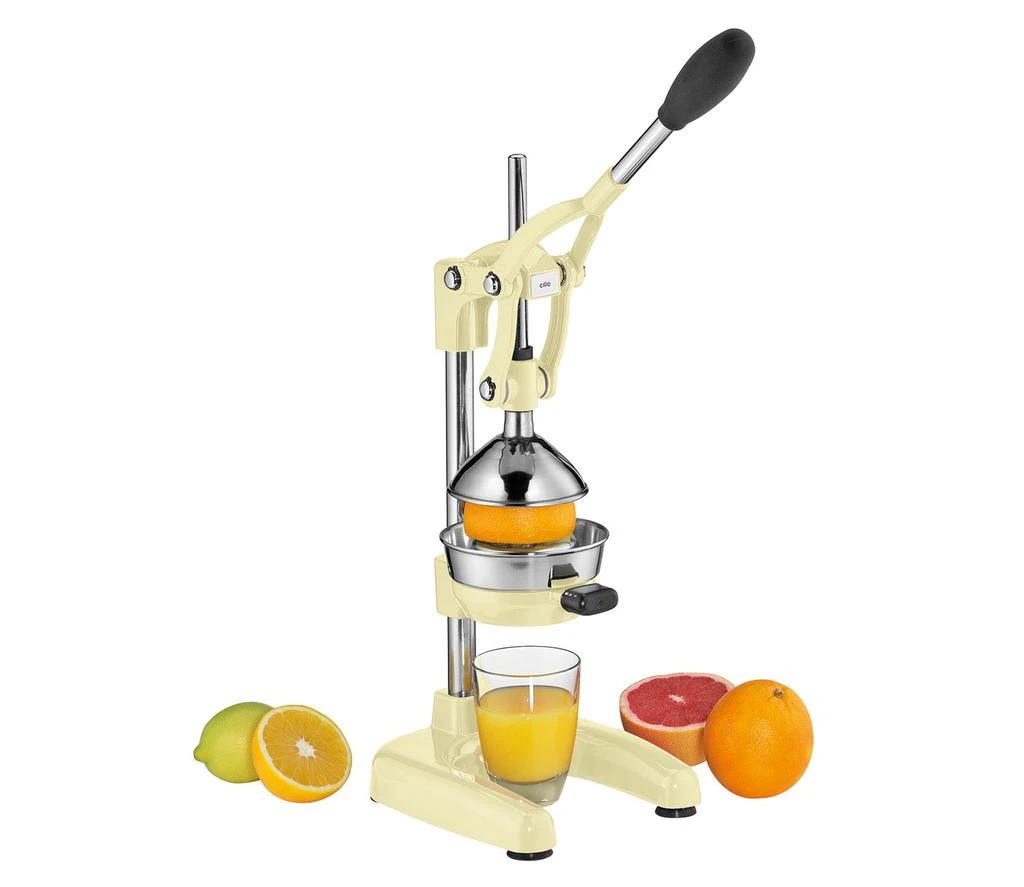 商品Cilio|Amalfi Commercial Grade Manual Citrus Juicer, Extractor, and Juice Press, Cream,价格¥1748,第2张图片详细描述