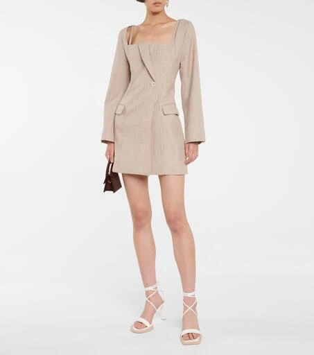 商品Jacquemus|La Robe Maniu virgin wool minidress,价格¥4409,第2张图片详细描述