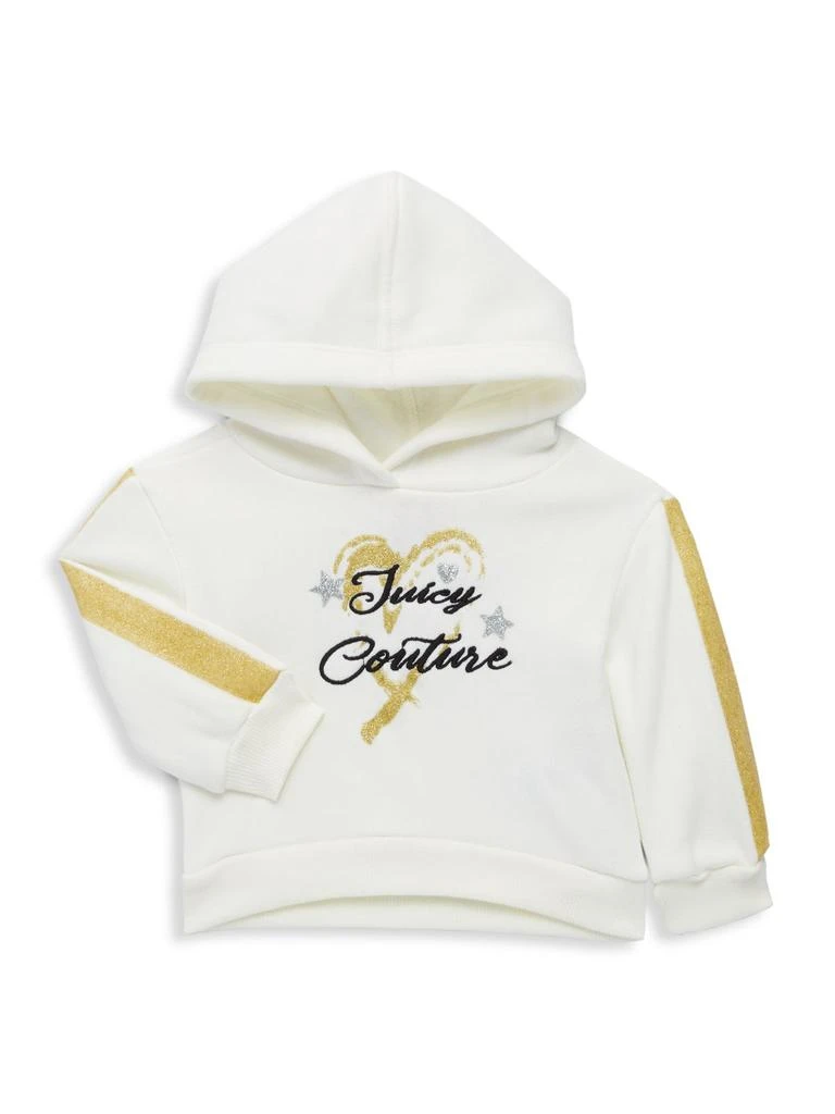 商品[国内直发] Juicy Couture|Girl's 2-Piece Logo Hoodie & Joggers Set,价格¥180,第4张图片详细描述