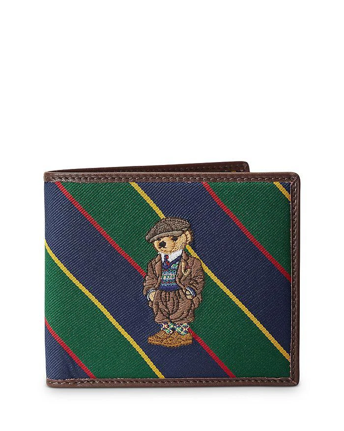 商品Ralph Lauren|Polo Bear Jacquard Billfold Wallet,价格¥780,第1张图片