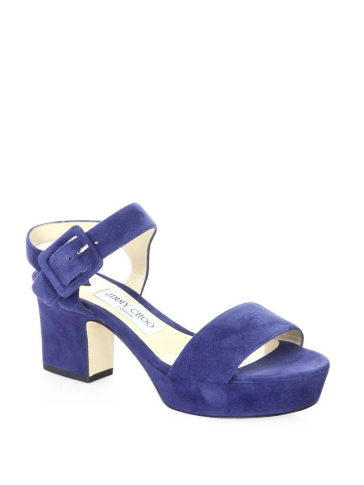 商品Jimmy Choo|Harriet Suede Ankle Strap Sandals,价格¥2084,第1张图片