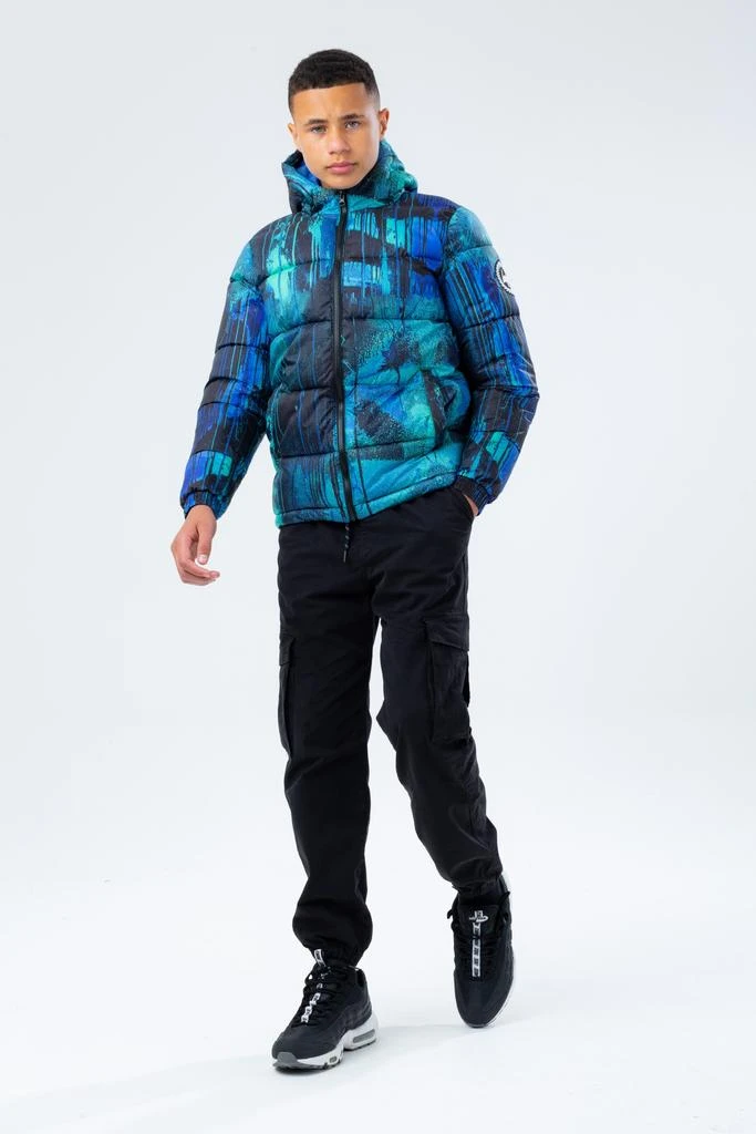 HYPE BLUE GRAFFITI BOYS PUFFER JACKET 商品