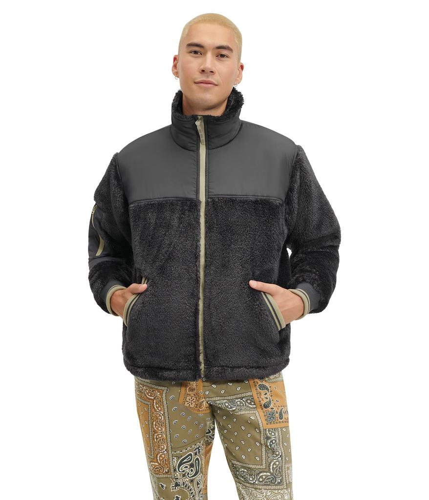 Landyn Sporty Sherpa Jacket商品第1张图片规格展示