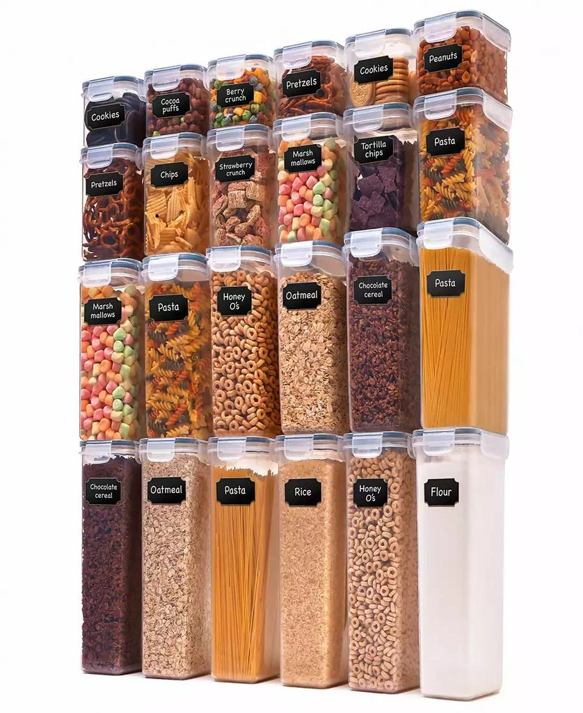 商品Cheer Collection|Air Tight Food Storage Container, 24 Pack,价格¥605,第1张图片