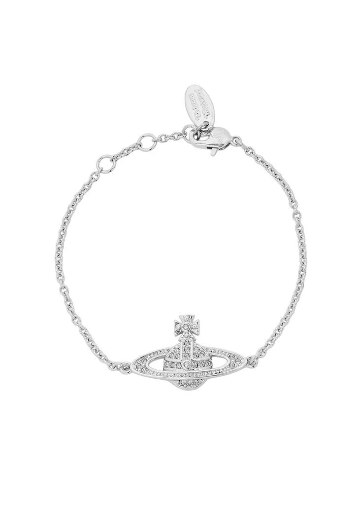 商品Vivienne Westwood|Mini Bas Relief silver-tone chain bracelet,价格¥833,第1张图片