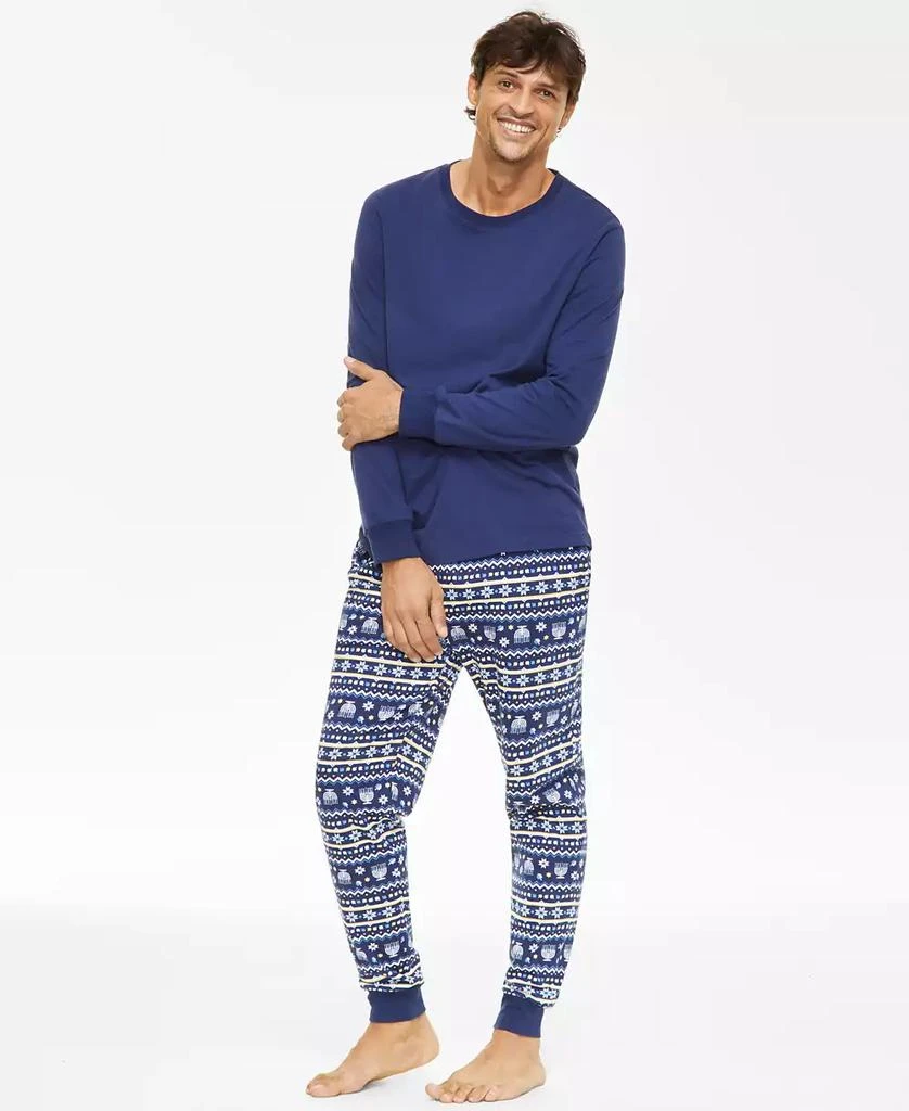 商品Holiday Lane|Men's Hanukkah Cotton Mix It Matching Family Pajamas Set, Created for Macy's,价格¥150,第1张图片